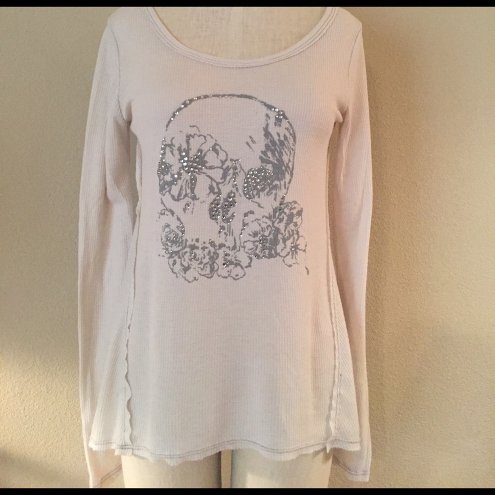 Waffle knit shirt