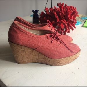 CLOSET CLEAROUT reposh/cork wedges