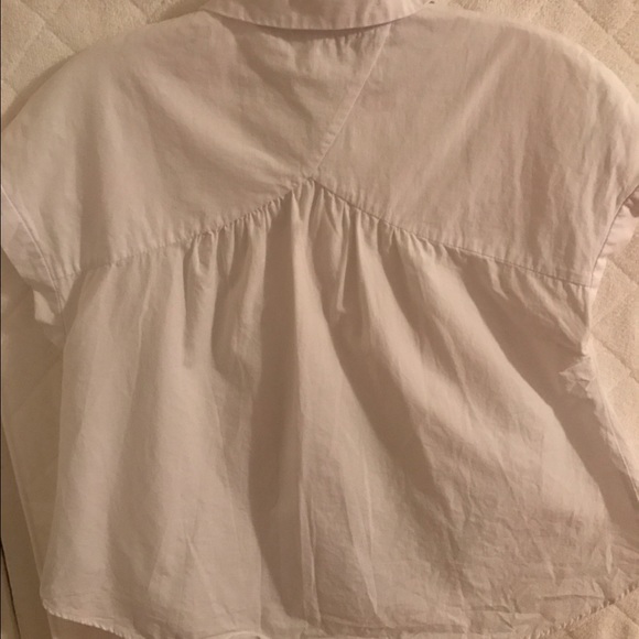 SOLD 🚫🚫Zara Trafluc Button Down White Shirt S - Picture 2 of 2
