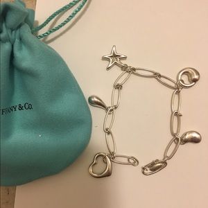 Tiffany & co Elsa Peretti 5 charm bracelet