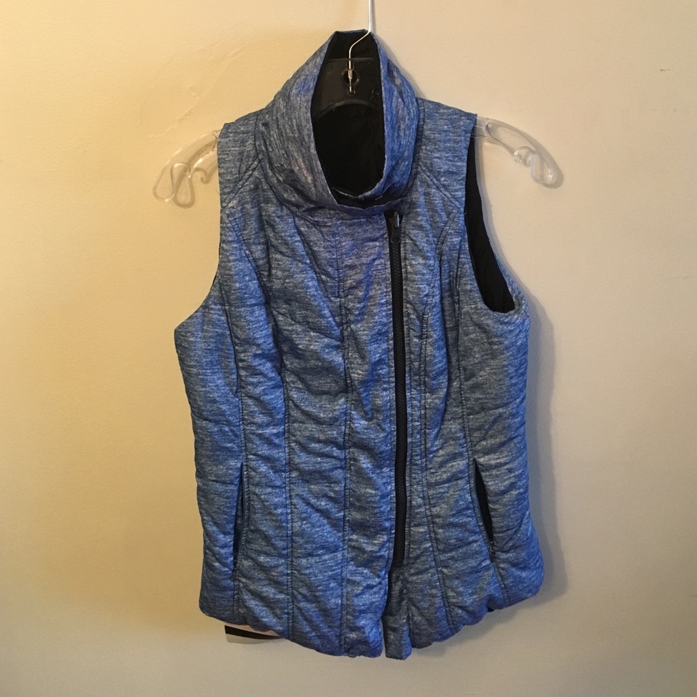 Zella Blue & Black Reversible Vest