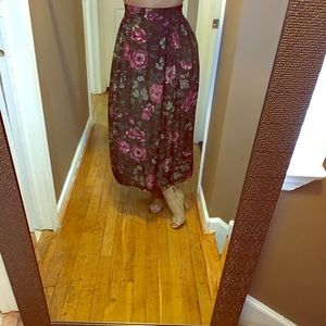 🔥sale🔥Floral Vintage High waist skirt hobo chick