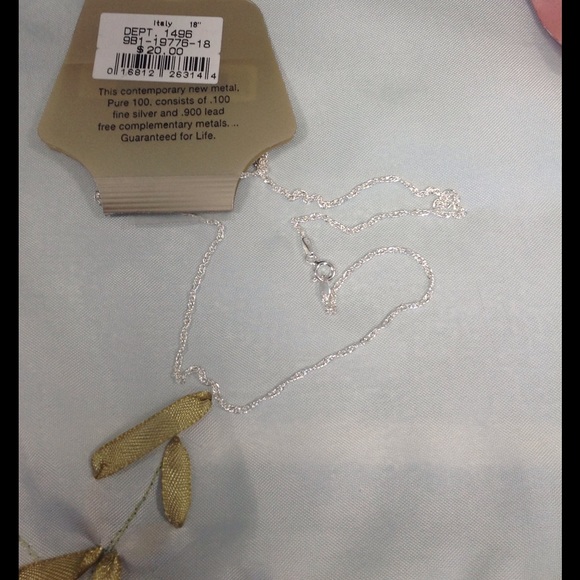 🇺🇸Sterling silver chain. Made in Italy 18" - Picture 2 of 3