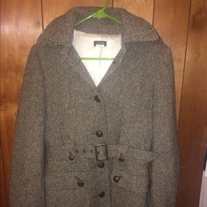 J.Crew Tweed Peacoat