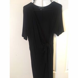 Forever 21 plus knit wrap maxi dress