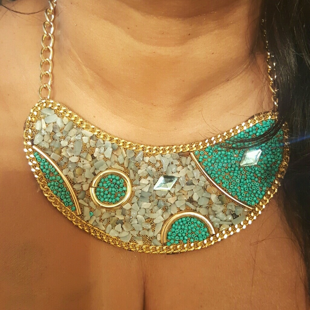 Turquoise Statement necklace