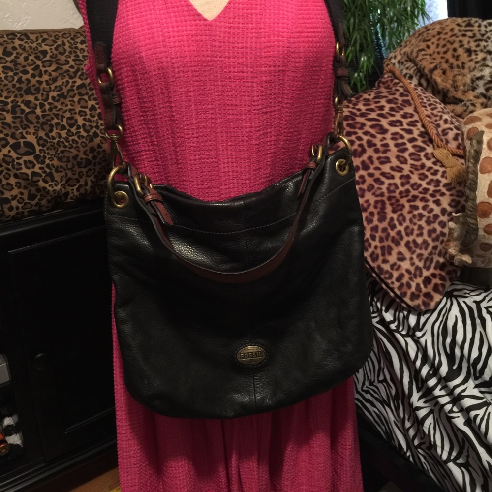 Fossil leather purse