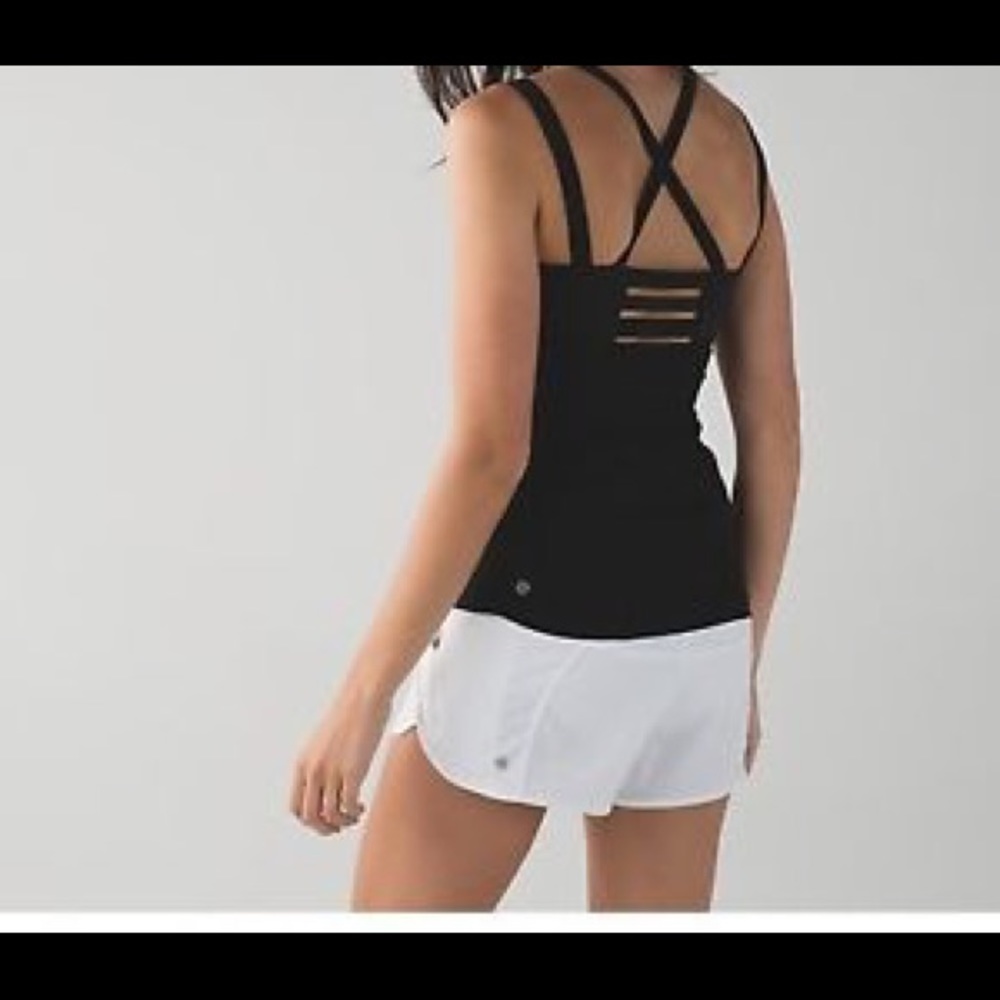 Lululemon Happy Strappy Tank Size 4 Black
