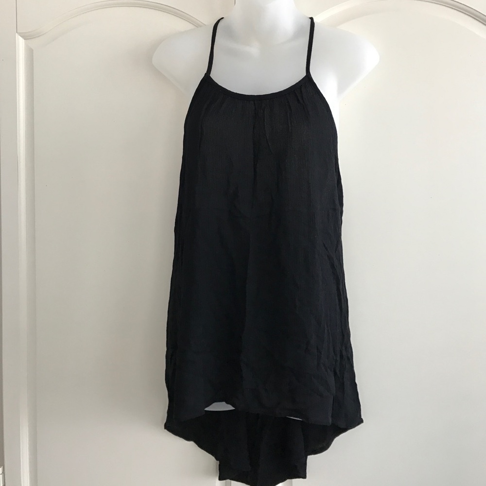 Open back tank