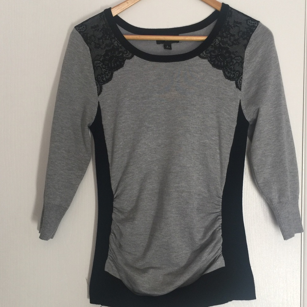 Gray & Black Sweater