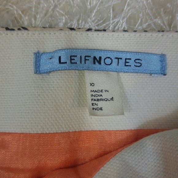SOLD❗Anthro Leifnotes Skirt 10 Brimming Borders - Picture 6 of 6