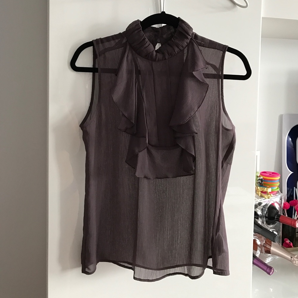 Max Azria Ruffle Top