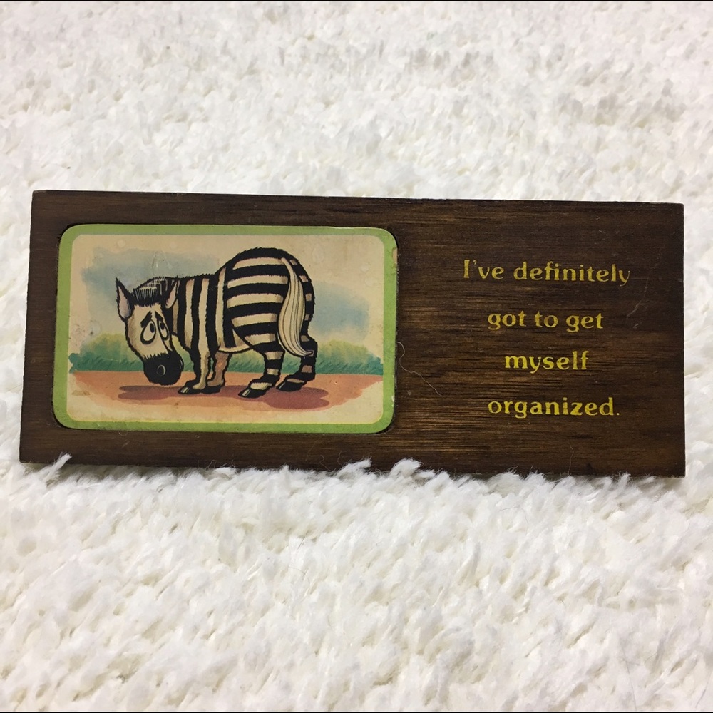 1978 Vintage Wood Sign
