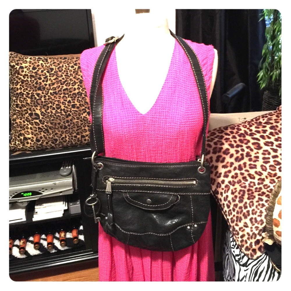 Fossil leather purse