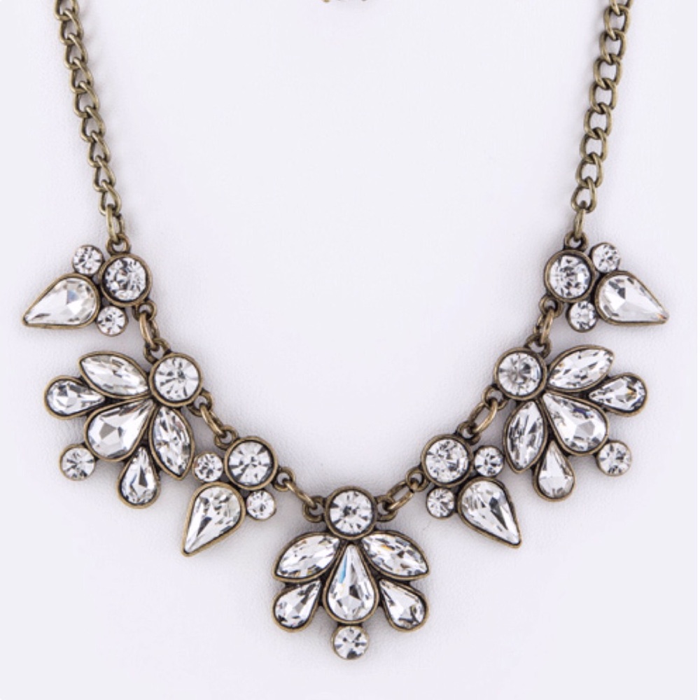 Crystal statement necklace