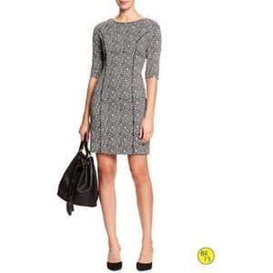 Banana Republic Leopard Print Dress sz M
