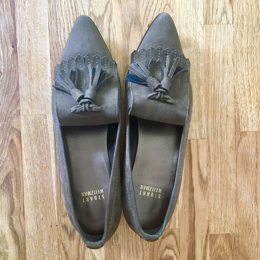 Stuart Weitzman Avatass suede loafer flats