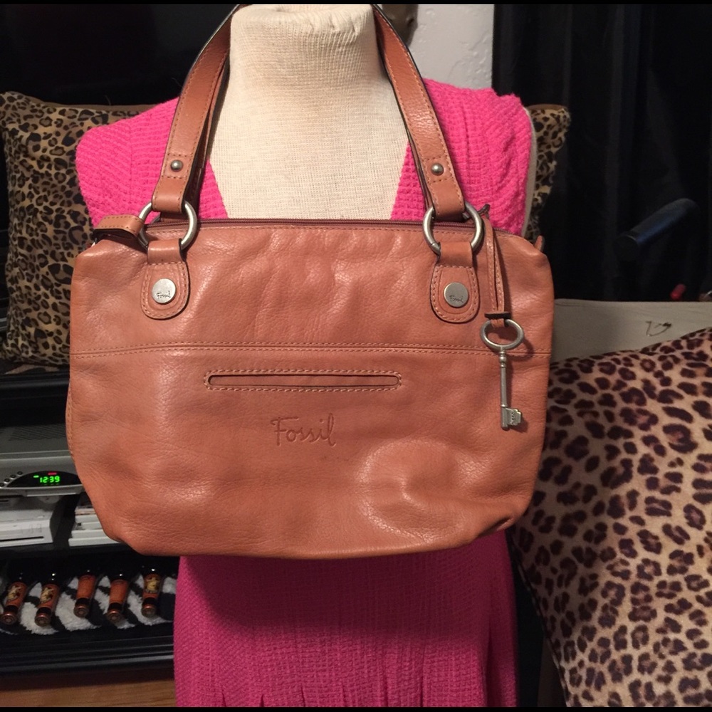 Fossil leather purse