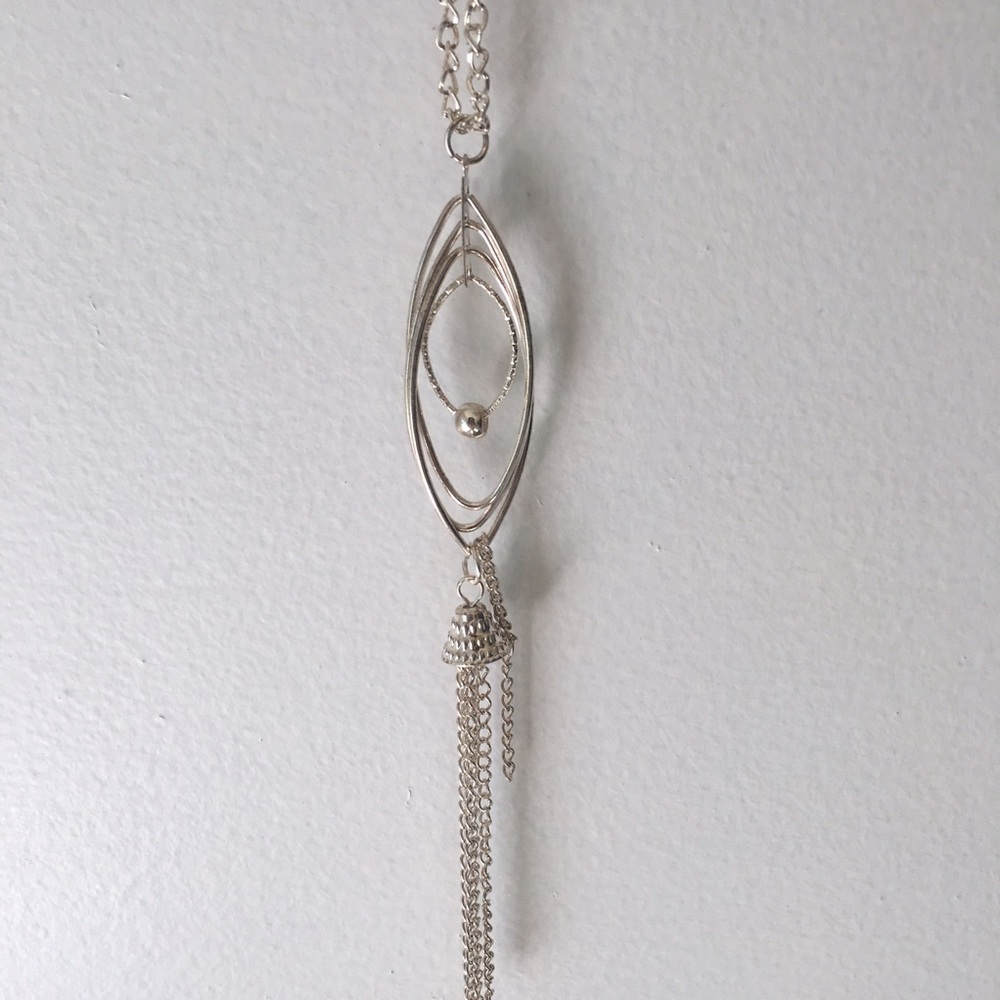 🚫BUY ONE GET ONE 1/2 OFF🚫 Silver Long Necklace