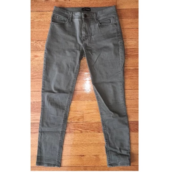 Women's Express skinny jeans, size 4, Green - Picture 2 of 4
