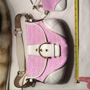 Authentic Coach purse and wristlet