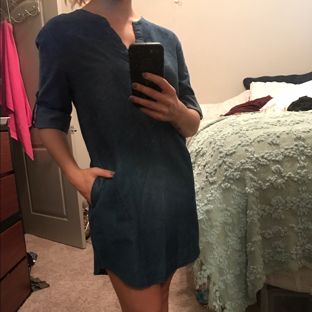 Denim dress