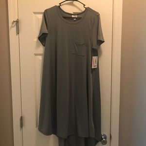 LulaRoe Carly Medium solid grey