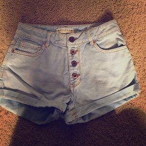 High rise shorts