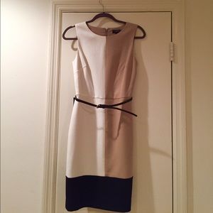 The Limited color block dress