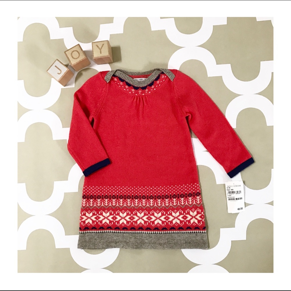 ⭐️SOLD⭐️ Baby Boden Faire Isle Dress