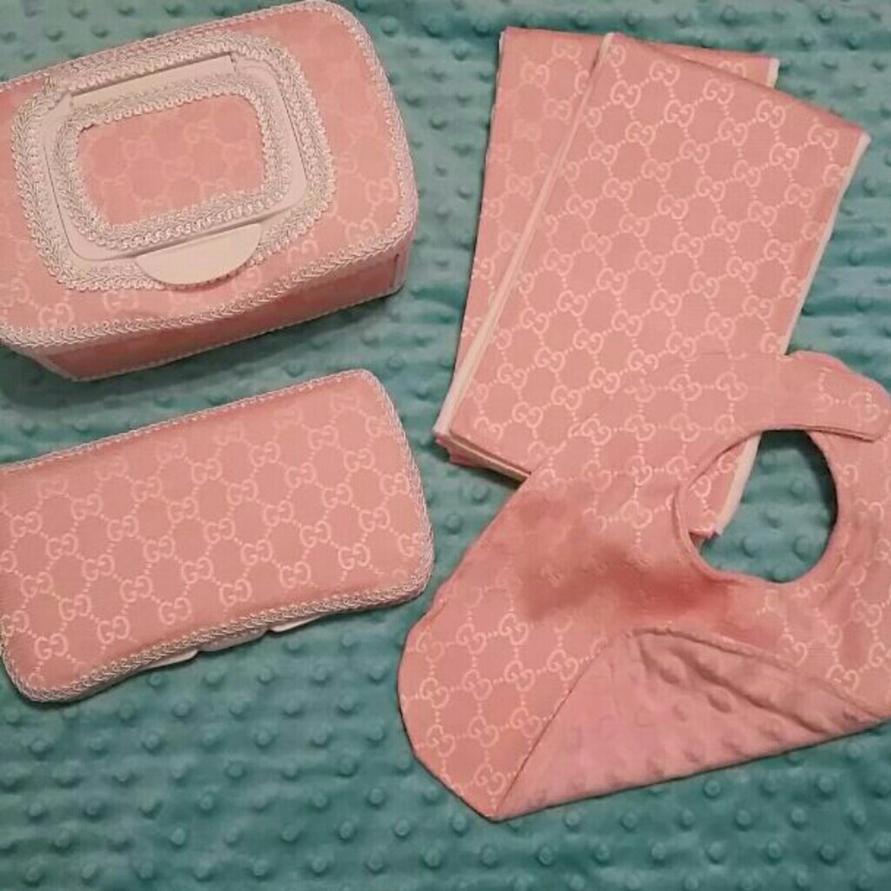 Handmade Gucci baby set