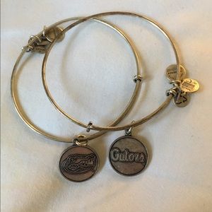 TWO Silver Alex & Ani University of Florida Gators