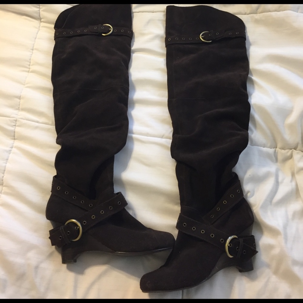 Thigh High Brown boots