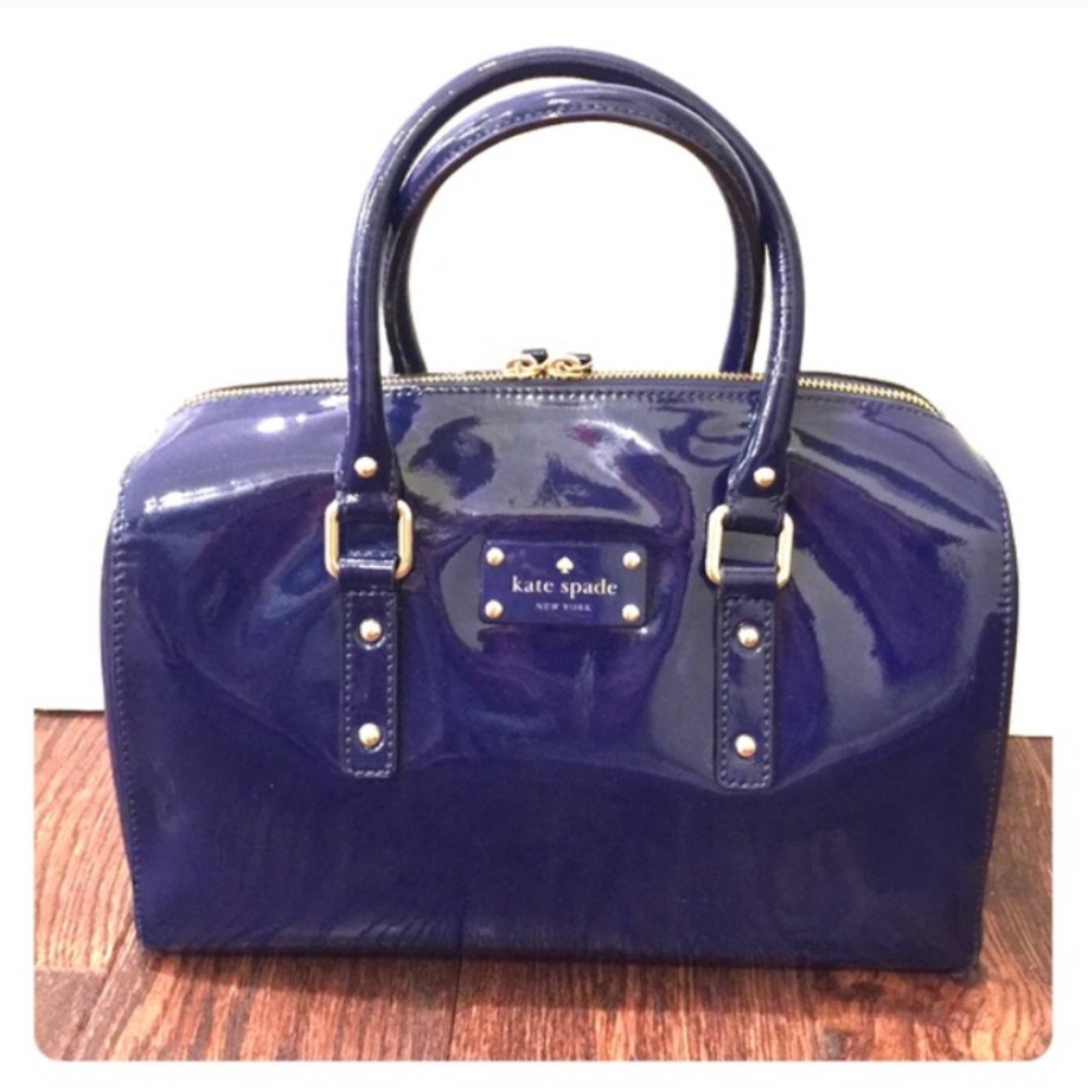 Blue Patent Kate Spade Purse