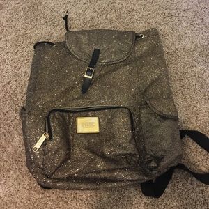 Pink Victoria secret draw string back pack