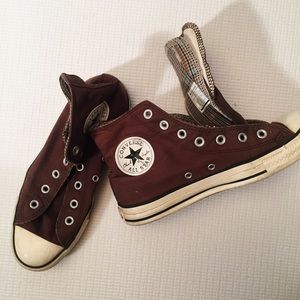 Brown Converse High Tops