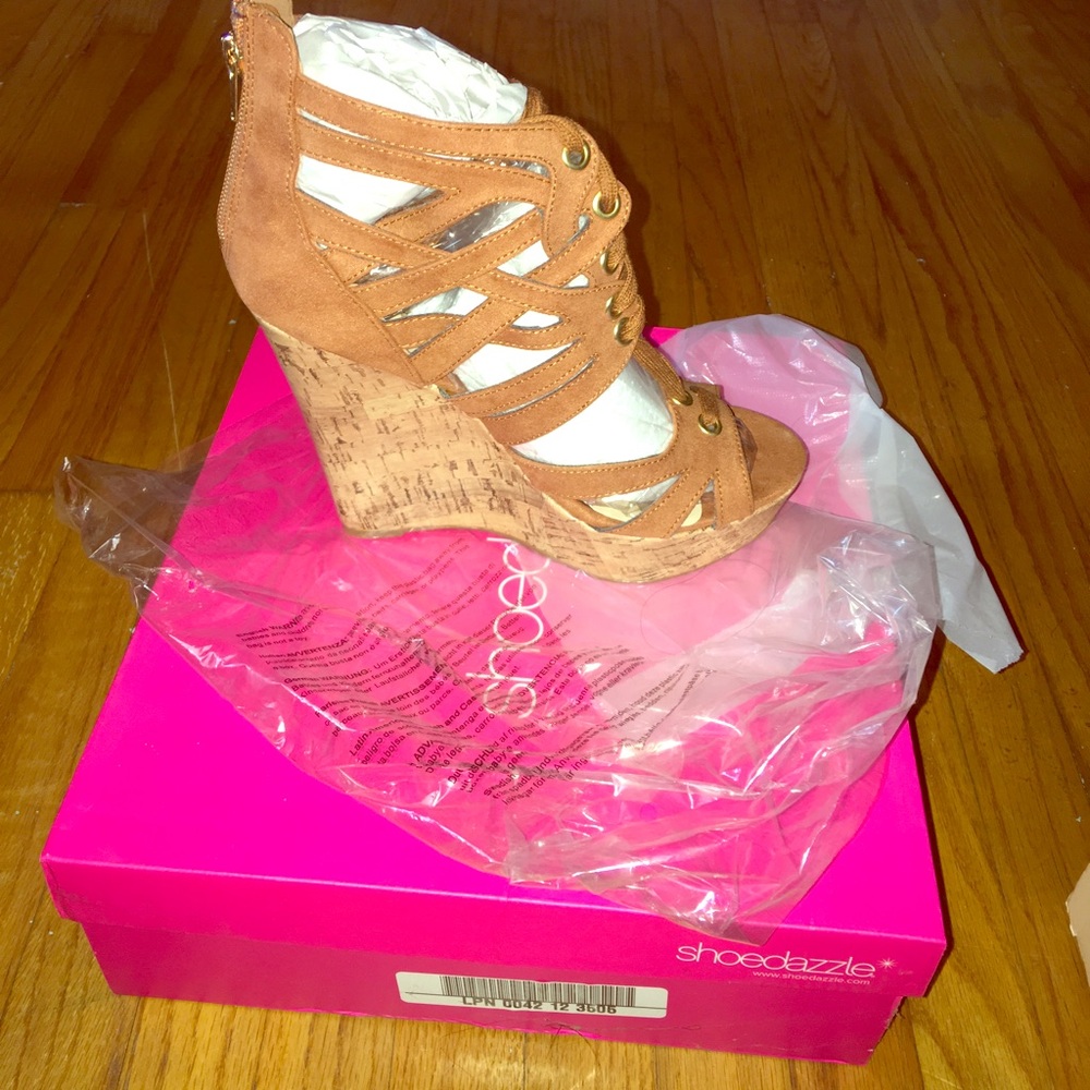 Lace-up wedge shoe from ShoeDazzle