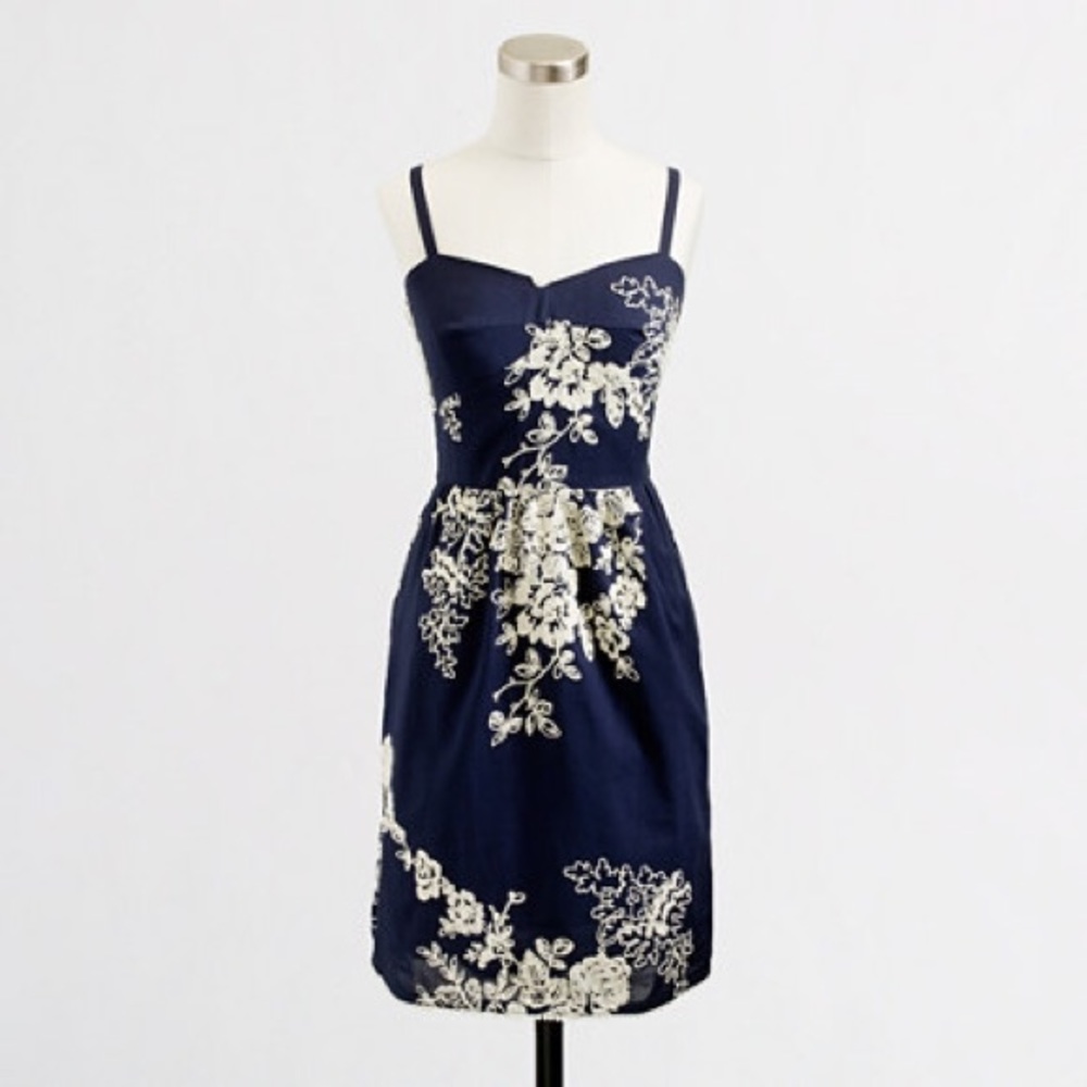 J Crew Mirabel embroidered sundress $148 size 2