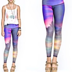 Teeki clouds yoga/workout leggings
