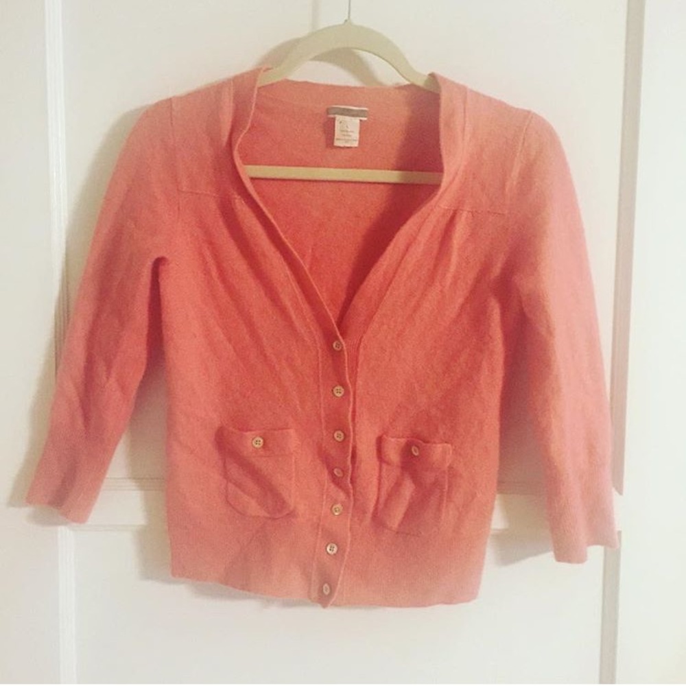 Peach/Pink Banana Republic Cashmere Sweater