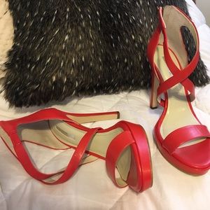 BCBG Platform Red Heels