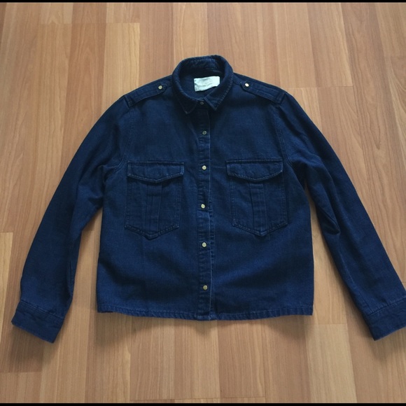 Zara Heavy Denim shirt - Picture 1 of 4