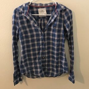 Plaid button down