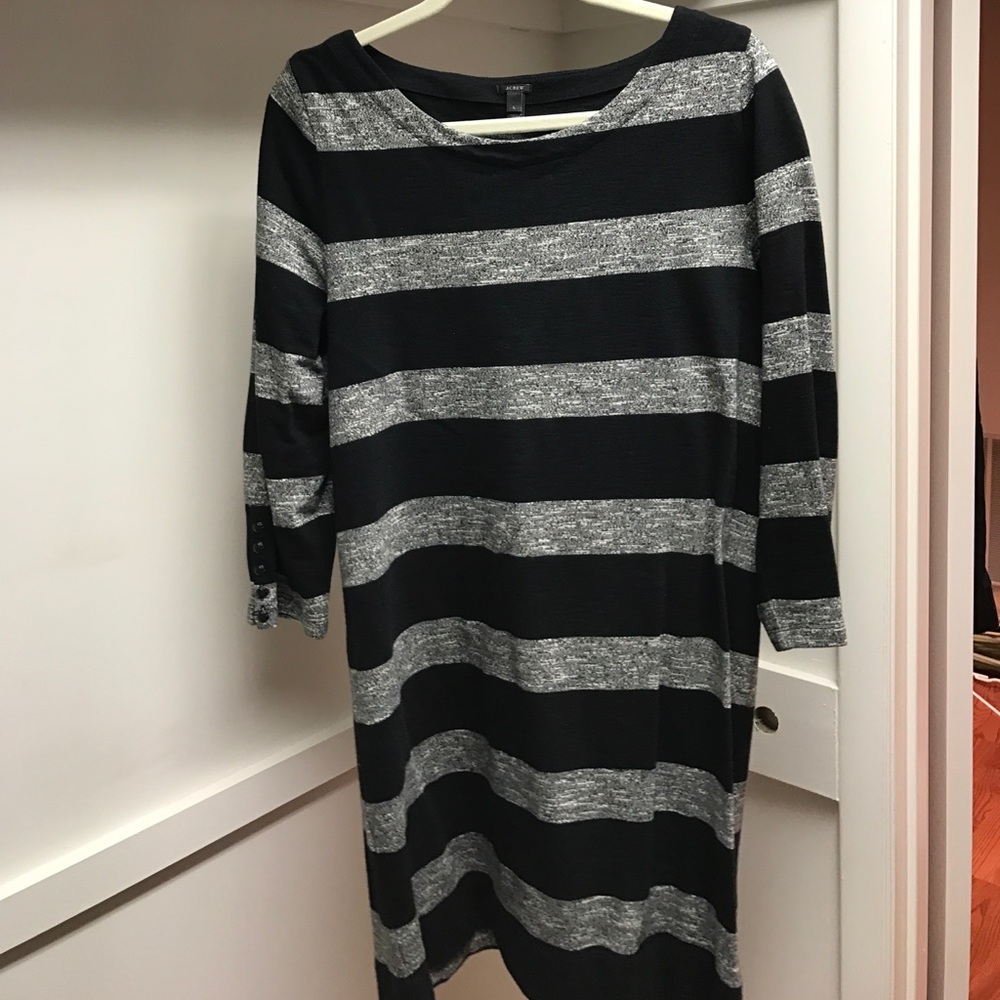 Striped JCrew rugby dress