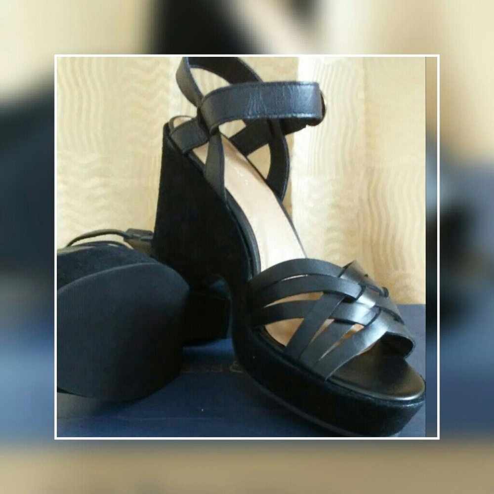 GH Bass & Co. Wedge Sandal size 8.5 NWT
