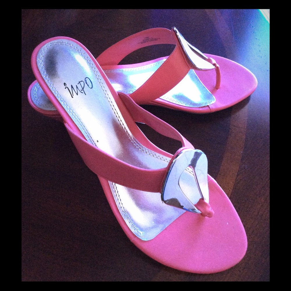 Rosey Coral dress sandals