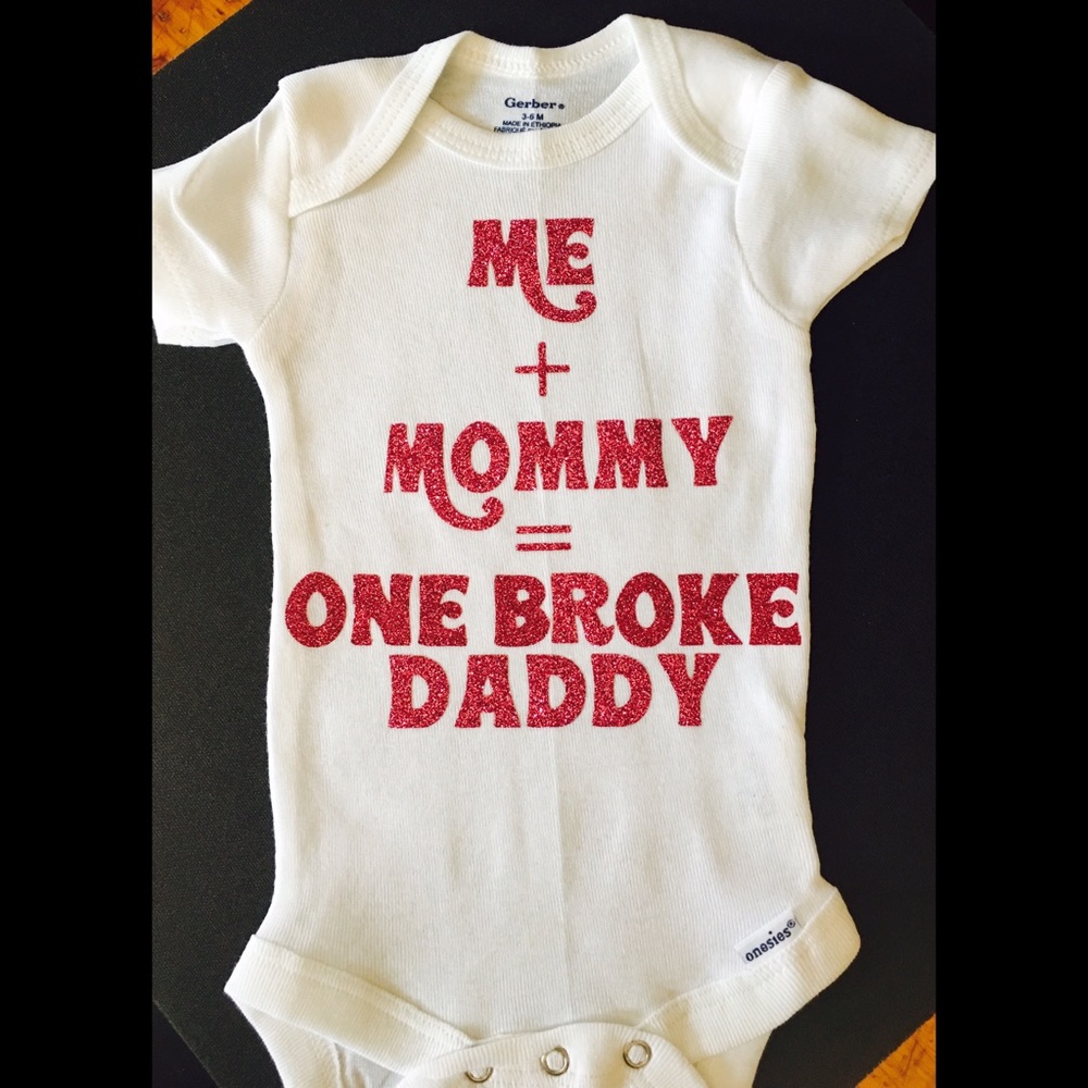 HOST PICK ππNEW Broke Daddy Onesie-SOLD - Picture 1 of 2