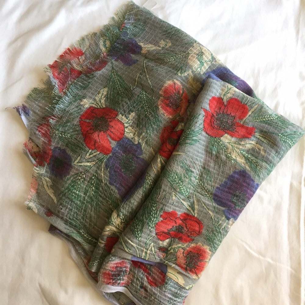 Floral scarf
