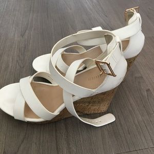 White wedges (worn once for graduation)