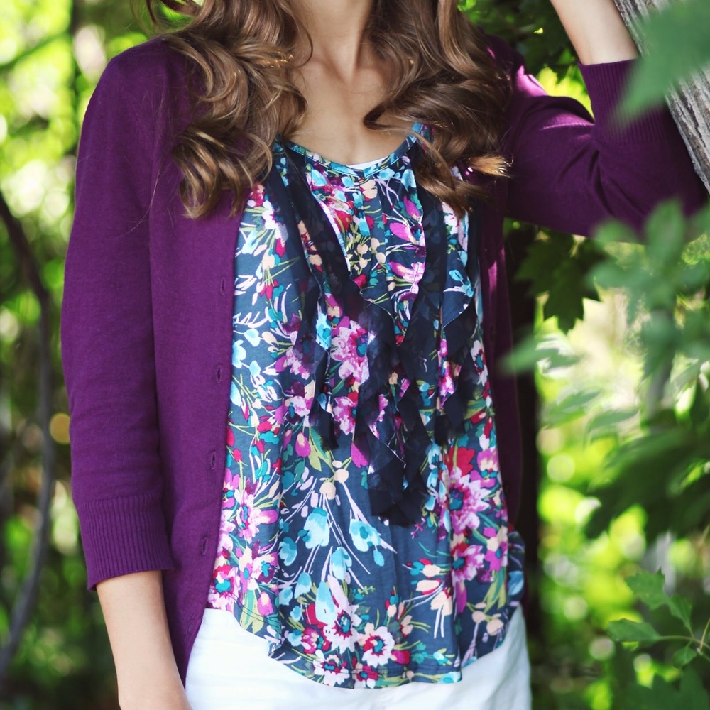 Floral tank top